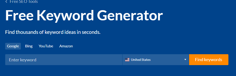 free keyword generator