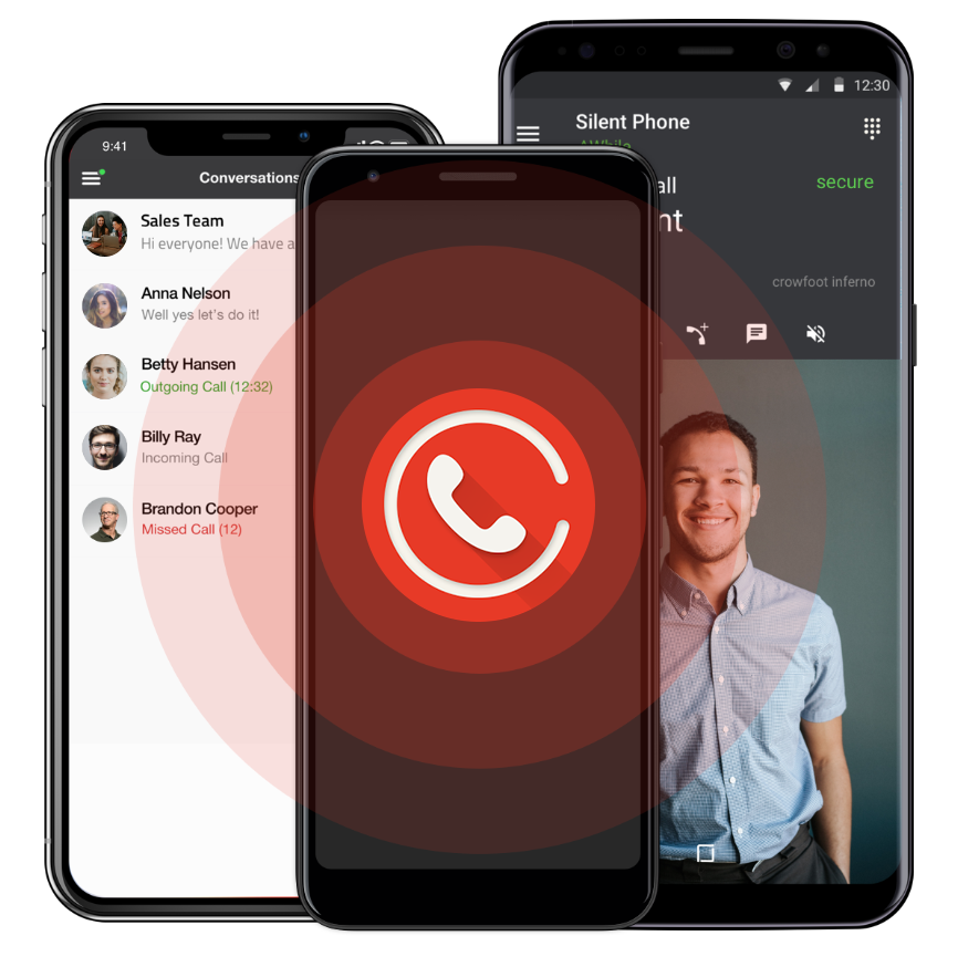 Silent Phone encrypted audio and video call